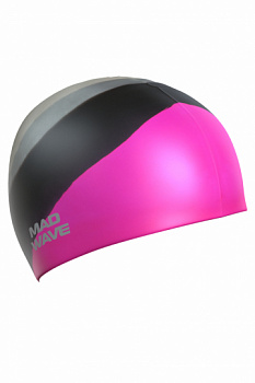 Мультисиликоновая шапочка Mad Wave Multi Adult, купить в СПб, интернет магазин OKDIVE оборудование для плавания, подводной охоты и дайвинга