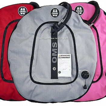 Крыло OMS Performance Double Wing 45 lb. (~20 kg) GREY, RED, PINK / Black | интернет-магазин OkDive