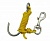 Крюк донный с линем и нержавеющим карабином, купить в СПб, интернет магазин OKDIVE оборудование для плавания, подводной охоты и дайвинга