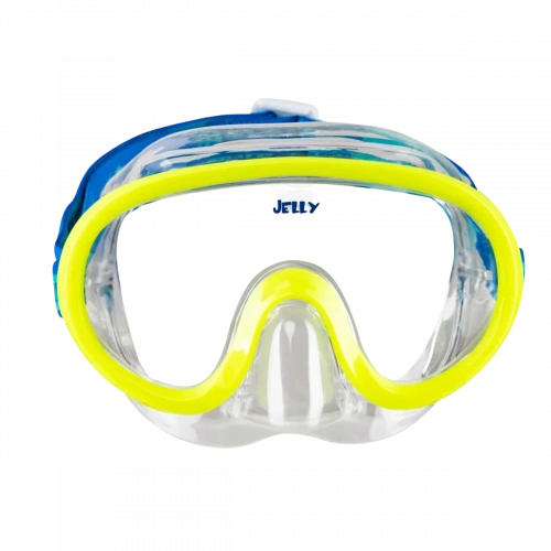 Маска Mares Jelly, для детей (Прозрачный/Желтый XS Цвет стекла: Прозрачный 411265LMBCL)